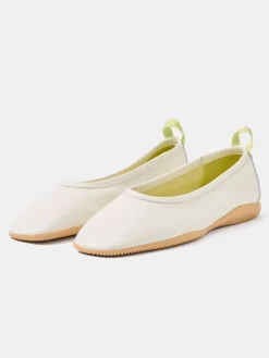Ballet Flats Garnier White Dames Sandalen
