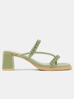 Best Mid-Heel Sandal Monaco Green Dames Sandalen