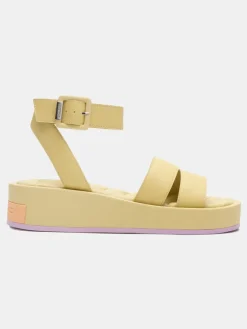 Clearance Sandal Strips Town Yellow Dames Sandalen