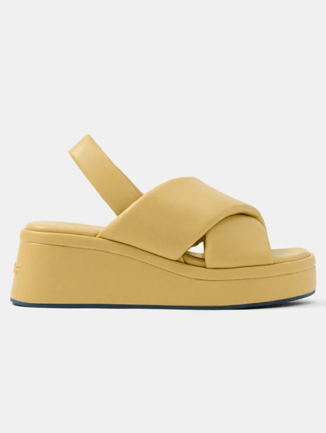 Discount Wedge Sandal Mahon Yellow Dames Sandalen